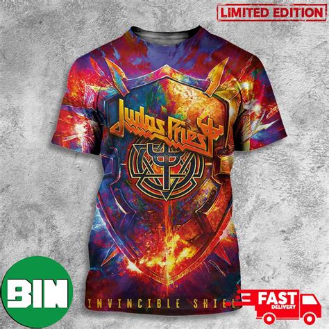 Panic Attack The New Single Judas Priest Invincible Shield 3D T-Shirt ...