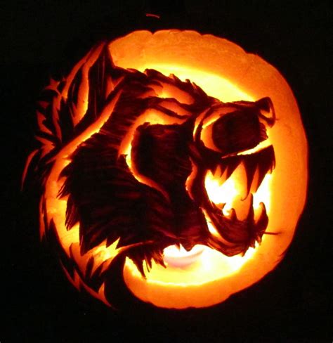 Beautiful Werewolf pumpkin via repin #partyideas #halloweenparty #halloween ★ Hal… | Pumpkin ...