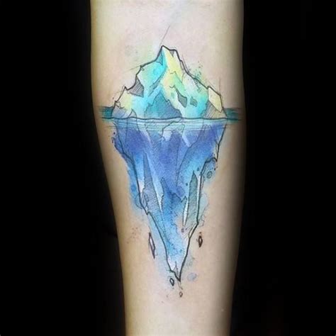 50 Iceberg Tattoos For Men - Floating Ice Design Ideas Wolf Tattoos, Finger Tattoos, Tattoos ...