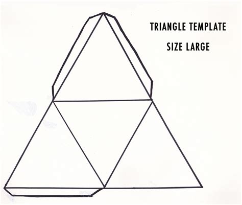 tri-large | Projects/DIY | Pinterest | Triangle template, Triangles and Art handouts