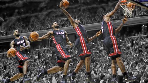 Lebron James Heat Dunk