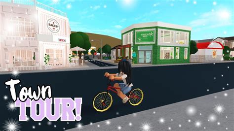 BLOXBURG: Town Tour (Check out description for details!) - YouTube