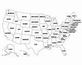 Outline Coloring Page USA Map United States Of America  Home sketch template