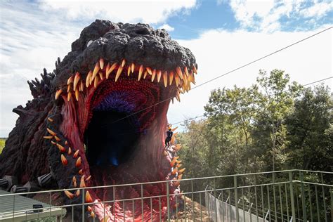 Zip-line into Godzilla's mouth at this new monster attraction in Japan ...