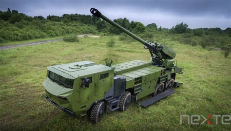 The 8x8 CAESAR artillery system has been selected by Denmark to equip ...