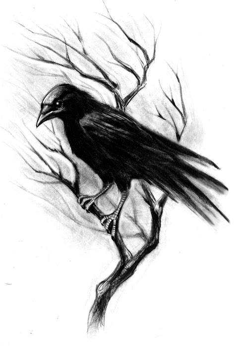 tattoo idea | Crow tattoo, Crow tattoo design, Tree tattoo designs