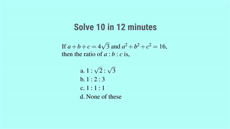 Hard Algebra Questions with Answers SSC CGL Math 74