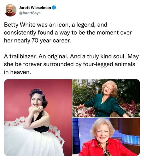 Twitter Users And Celebs Share Tributes To Betty White (30 Tweets)