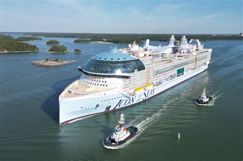 Royal Caribbean's 'Icon of the Seas' Completes First Sea Trials, Sets Sail Towards 2024 Debut