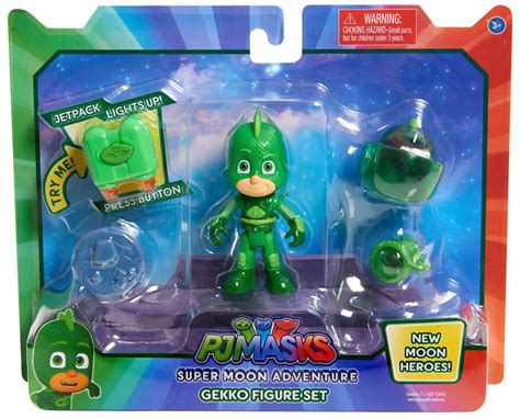 Disney Junior PJ Masks Super Moon Adventure Gekko 3 Figure Set Just ...