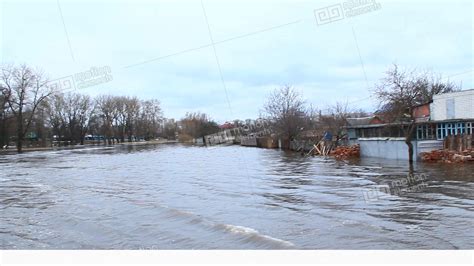 Water Raging On Dam During Spring Flood. Flooding Of River In Spring In Town Stock video footage ...