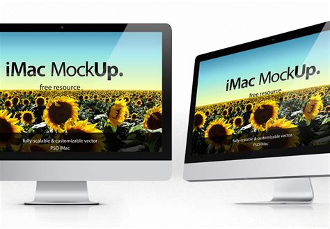 iMac Psd Mockup Template | Pixeden Club