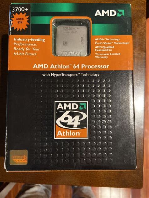 AMD ATHLON 64 3700+ Socket 939 Brand New In The Original Box! | eBay