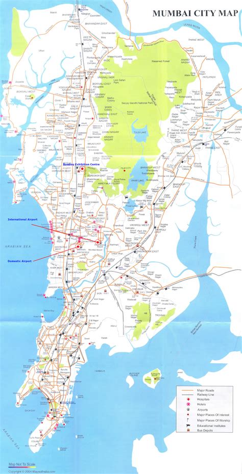 Mumbai Map - India