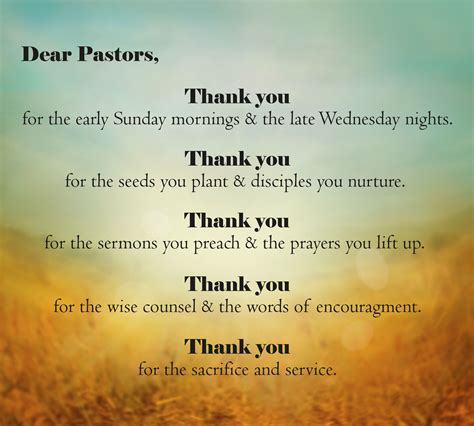 Have you said Thank You to your pastor recently? | Pastors appreciation, Pastor appreciation day ...