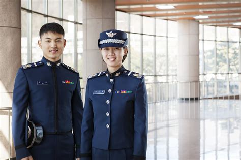 Republic of Korea Air Force Academy Cadet Service Dress Uniform : r/Womeninrealuniform