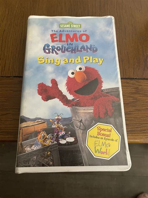 Sesame Street - The Adventures of Elmo in Grouchland: Sing and Play (VHS, 1999) 74645161730 | eBay