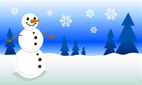 Snowman cartoon vector illustration 552579 Vector Art at Vecteezy