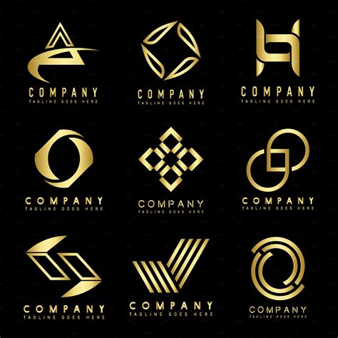 Set of company logo design ideas ~ Graphics ~ Creative Market