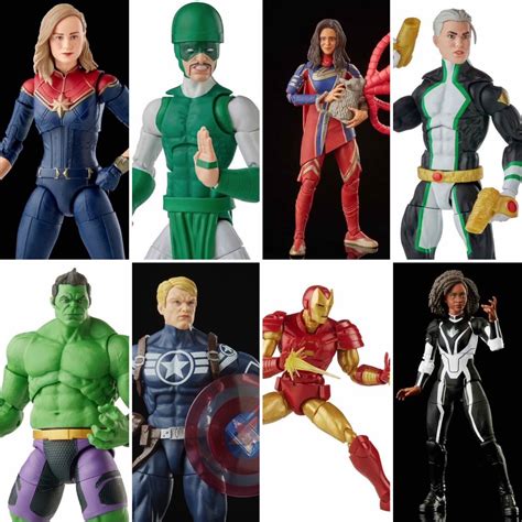 Marvel Legends The Marvels Figures Up for Order! Amadeus Cho Hulk Build ...