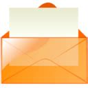 Mail orange Png Icons free download, IconSeeker.com