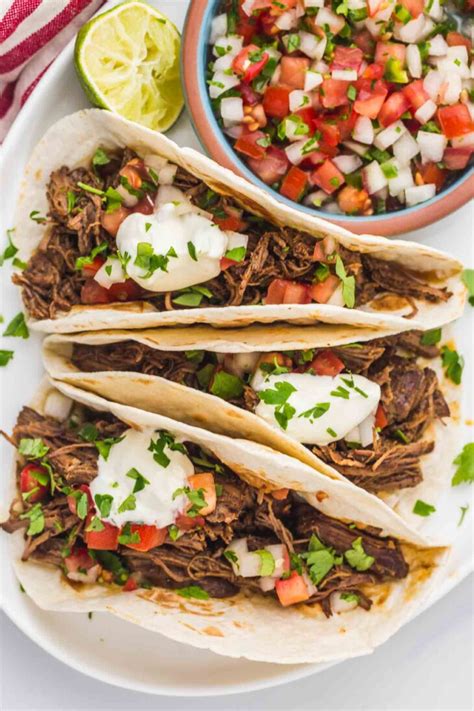 Mexican Shredded Beef and Tacos (Stovetop, Instant Pot, Slow Cooker)