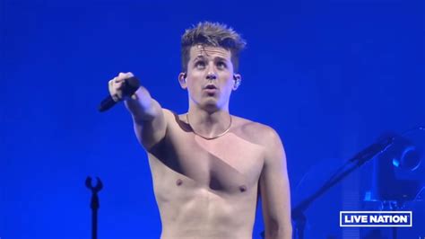 Alexis_Superfan's Shirtless Male Celebs: Charlie Puth shirtless in concert at Saint Paul, Minnesota