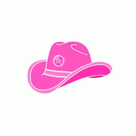 Cowboy Cowboy Hat Sticker - Cowboy Cowboy Hat Hat - Discover & Share GIFs Cowboy Cowboy, Pink ...