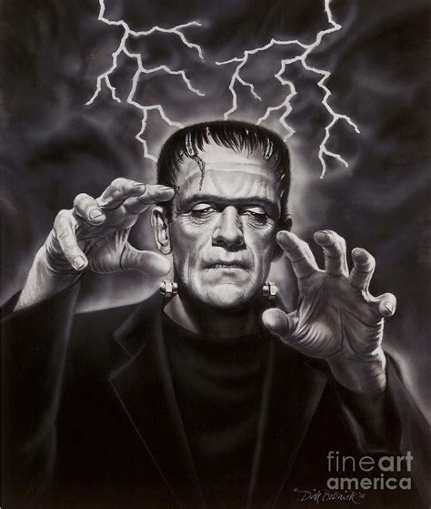 The Frankenstein Monster Painting by Dick Bobnick - Pixels