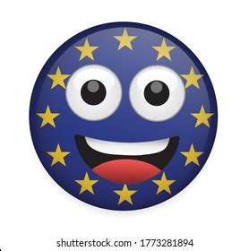 Europe Flag Face Vector Illustrationhigh Quality Stock Vector (Royalty Free) 1773281894 ...