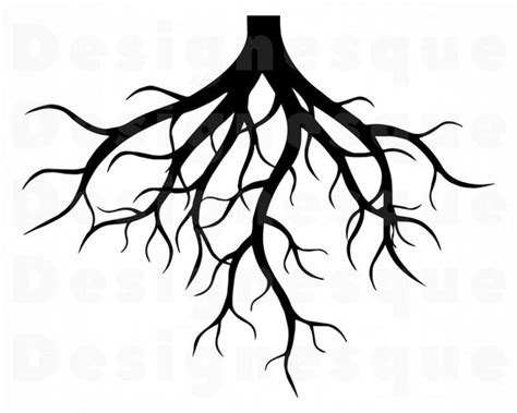 Dxf Roots #2 SVG Png Roots Clipart Roots Files for Cricut Tree Roots Svg Family Svg Roots Cut ...