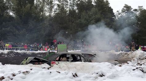 Gravenhurst Winter Carnival's Demolition Derby - YouTube