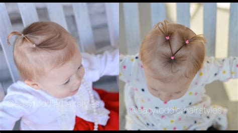 Two Easy Baby Hairstyles - YouTube