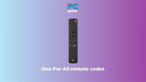 One for all universal remote codes and how to program - PC Guide