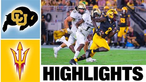 Colorado vs Arizona State Highlights | College Football Week 6 | 2023 College Football