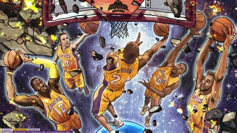 NBA Cartoon Wallpaper (71+ images)