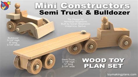 Wooden Toy Truck Plans