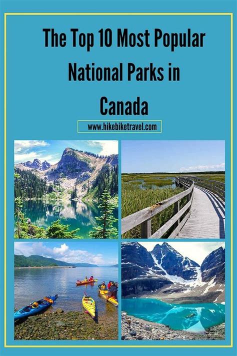 Top 10 Popular National Parks in Canada | Hike Bike Travel | National parks, Canada national ...