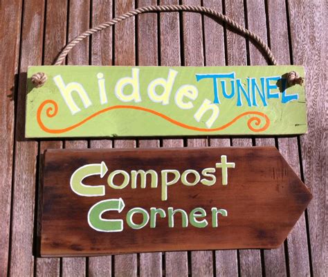 Wood signs for an elementary school garden. | Wood signage, School ...