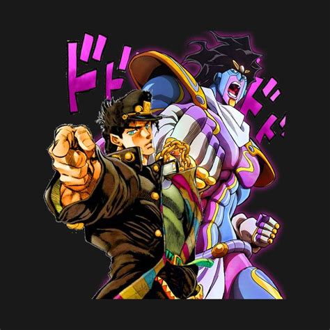 Check out this awesome 'Jotaro Kujo and Star Platinum' design on @TeePublic! Jojo's Bizarre ...