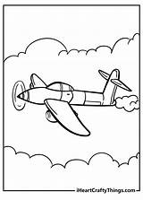 Free Airplane Coloring Pages To Print Out sketch template