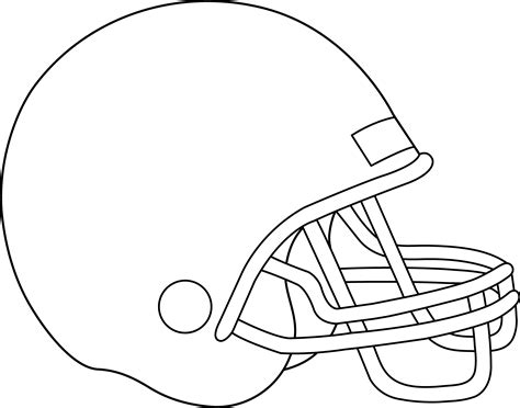 Printable Coloring Pages Of Football Helmets