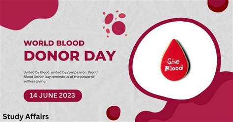 World Blood Donor Day 2023 History Significance And Theme – NBKomputer