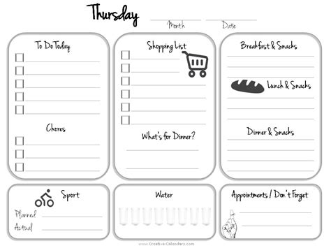 Daily Planner Template