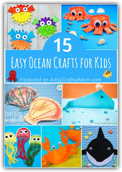 15 Easy and Engaging Ocean Crafts for Kids