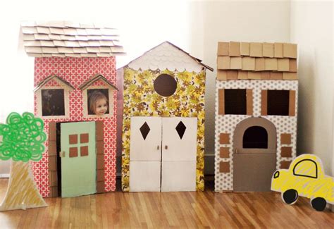 DIY Cardboard Playhouses - A Beautiful Mess