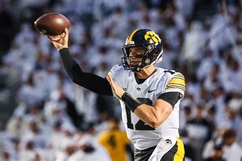 Iowa Quarterback Cade McNamara Carted Off With Leg Injury - The Spun