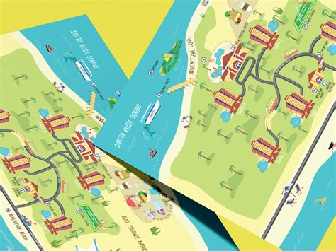 Portofino Island Resort Property Map by Crystal Barrineau on Dribbble