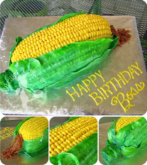 Corn Cob Farmers Birthday Cake by The Cake Mom & Co. | Cakes | Pinterest