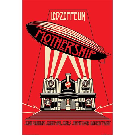 Poster LED ZEPPELIN - Mothership Album - Rock A Gogo